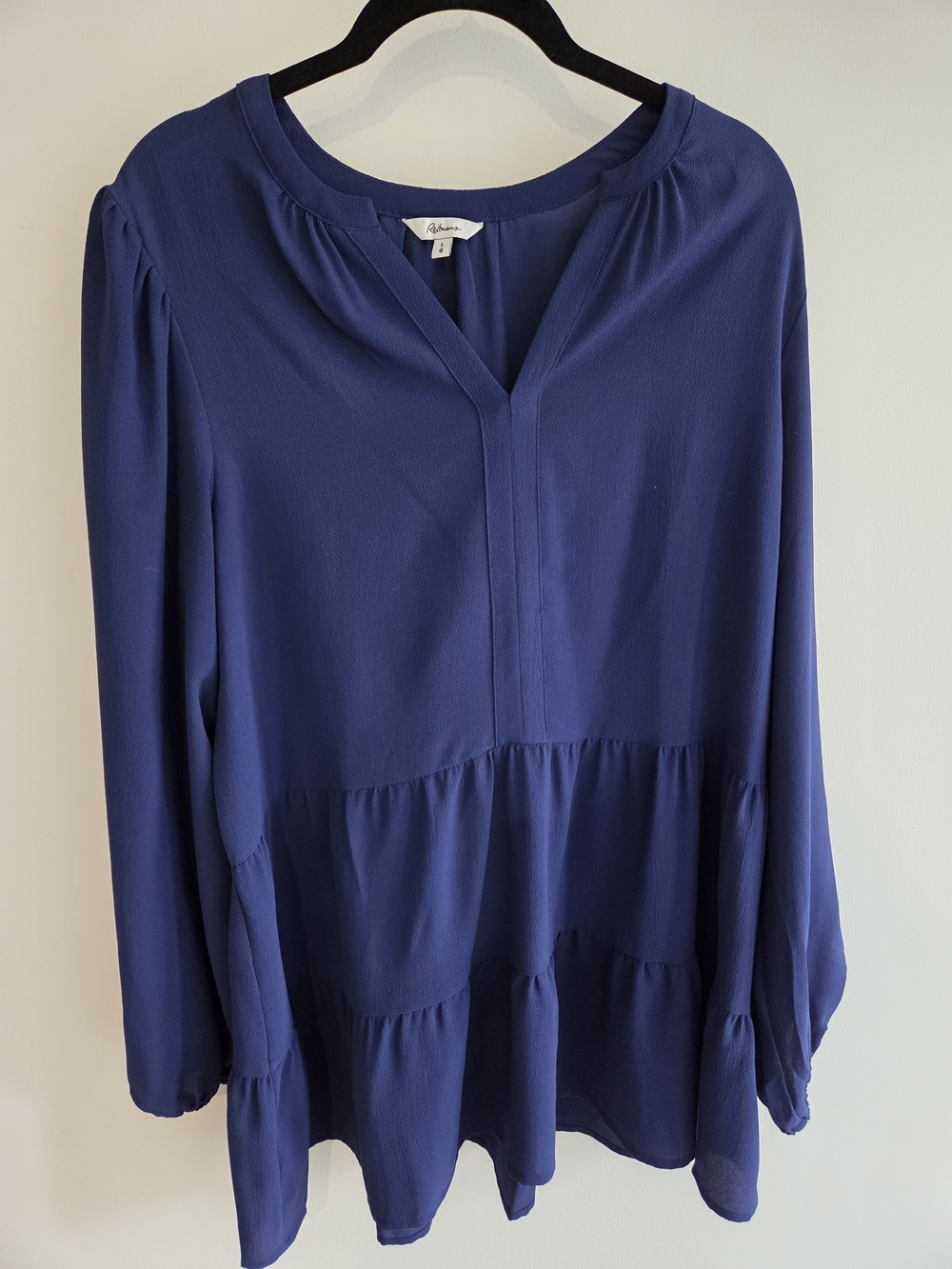 Reitmans Long Sleeve Tiered Short Dress/Blouse